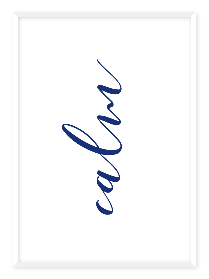 calm poster