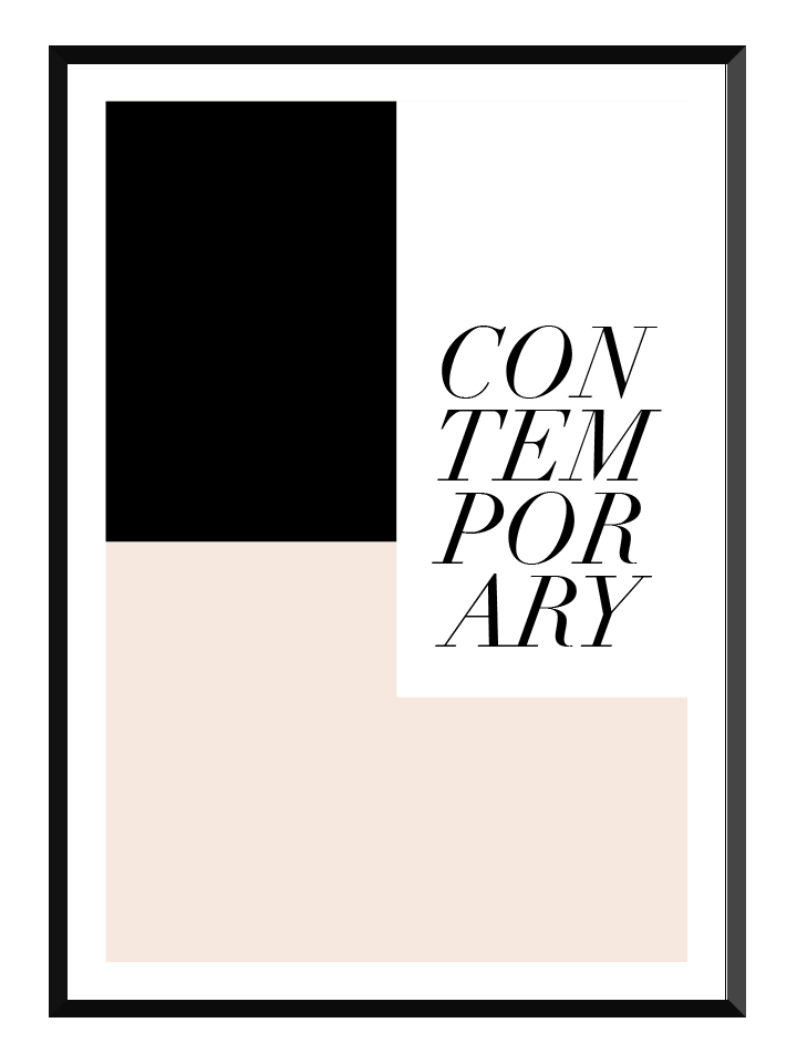 contemporary poster