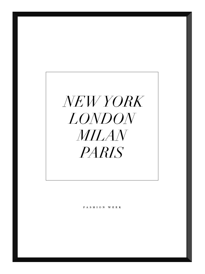 fashion week poster