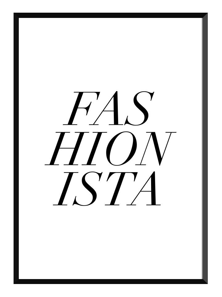 fashionista poster