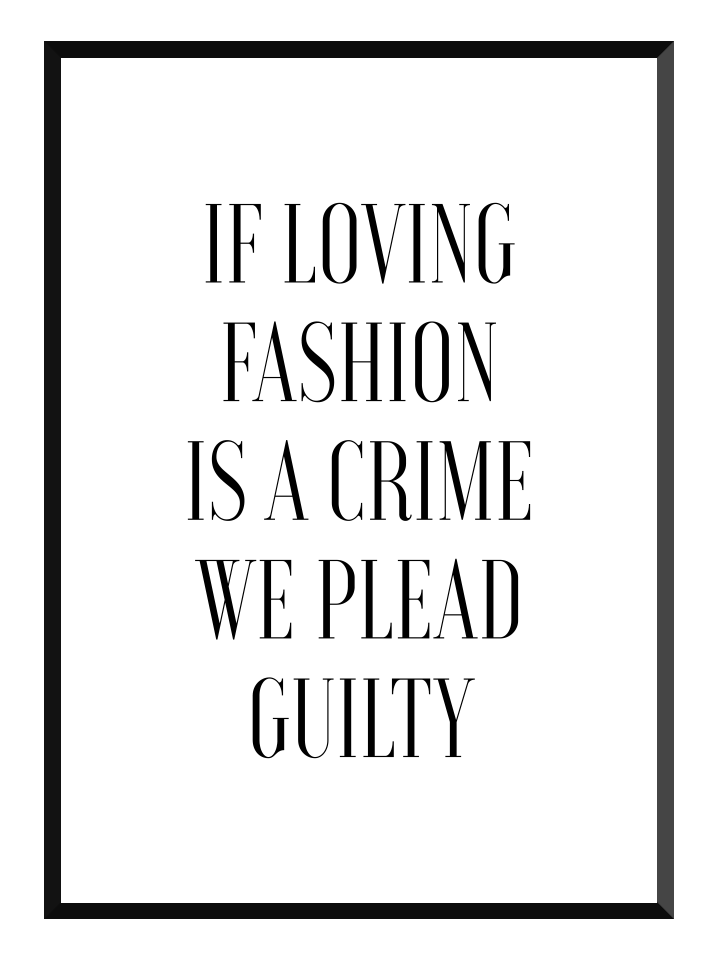 GLRY loving fashion poster