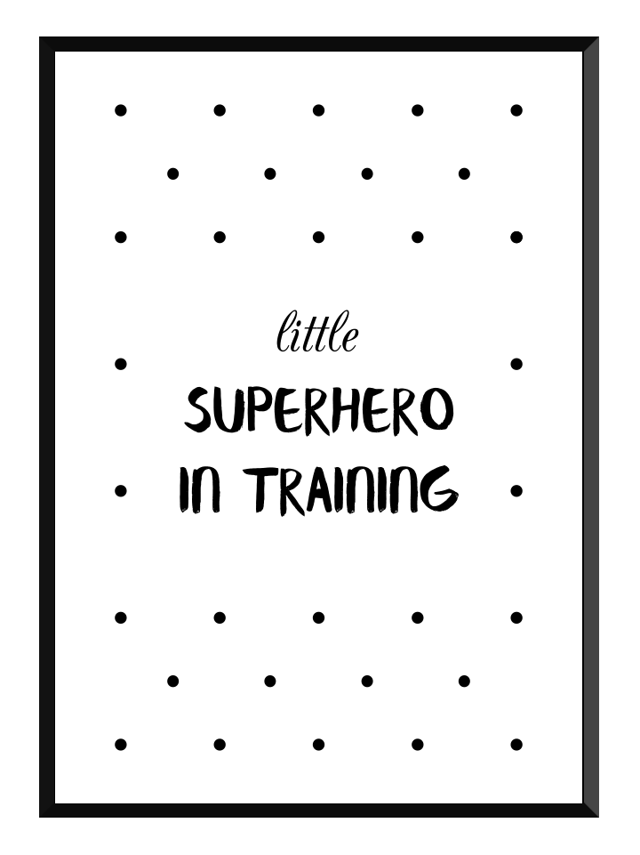 superhero poster
