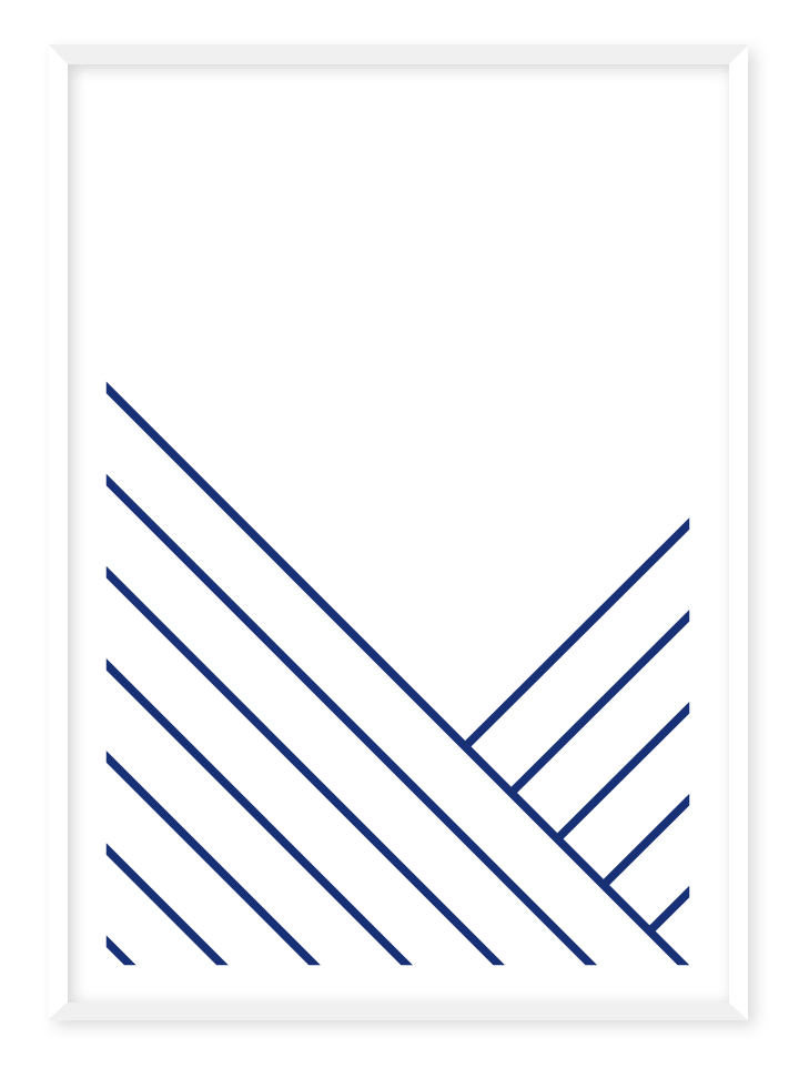 v stripes poster
